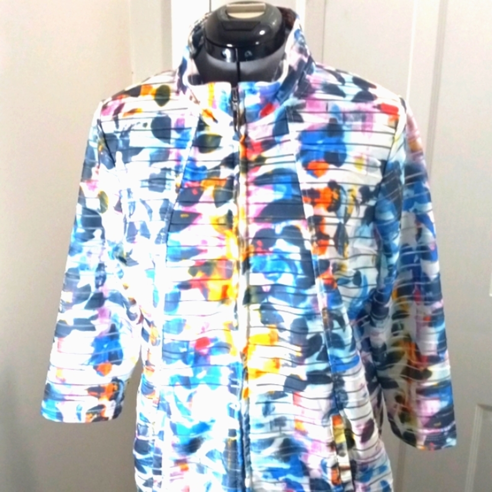 Thomas&Olivia Jacket Multi Colored  Sz Med